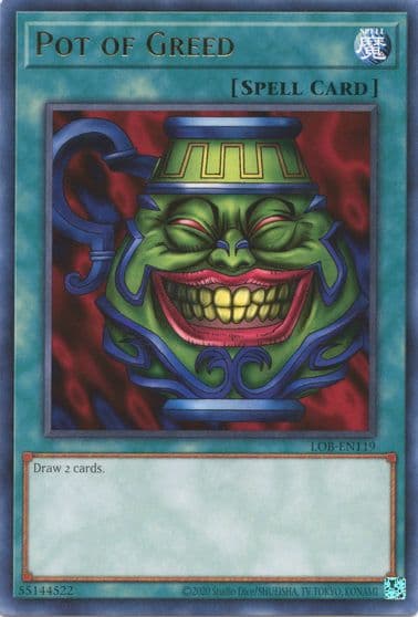 Pot of Greed Legend of Blue Eyes White Dragon (25th Anniversary Edition) Yu-Gi-Oh! card