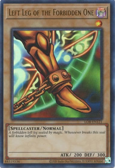 Left Leg of the Forbidden One Legend of Blue Eyes White Dragon (25th Anniversary Edition) Yu-Gi-Oh! card