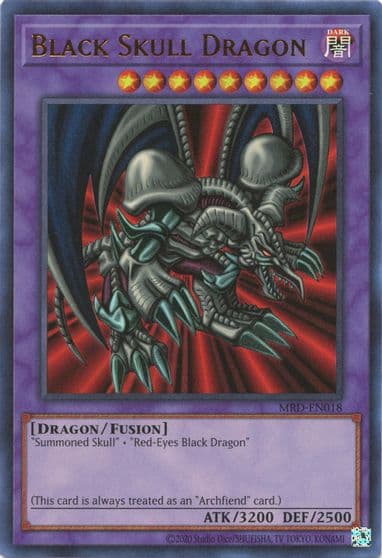 Black Skull Dragon Metal Raiders (25th Anniversary Edition) Yu-Gi-Oh! card