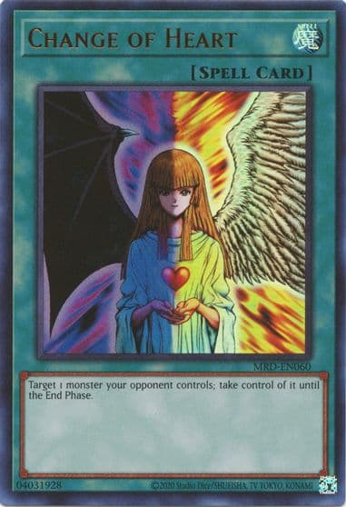 Change of Heart Metal Raiders (25th Anniversary Edition) Yu-Gi-Oh! card