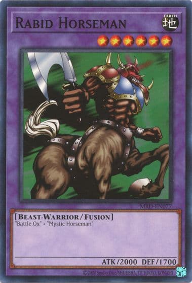 Rabid Horseman Metal Raiders (25th Anniversary Edition) Yu-Gi-Oh! card