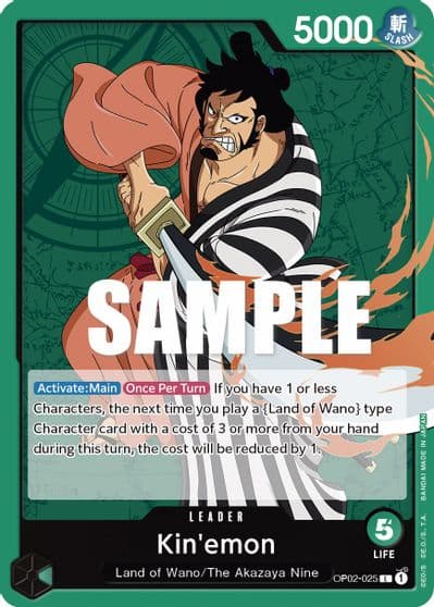Kinemon Paramount War One Piece card