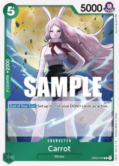 Carrot Paramount War One Piece card