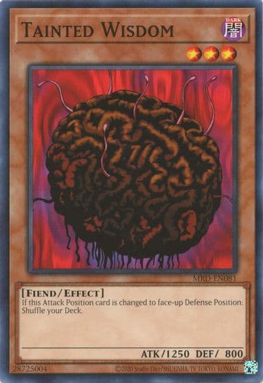 Tainted Wisdom Metal Raiders (25th Anniversary Edition) Yu-Gi-Oh! card