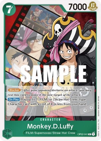 MonkeyDLuffy 041 Paramount War One Piece card