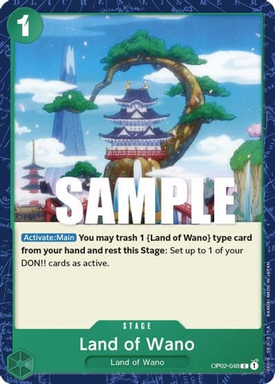 Land of Wano Paramount War One Piece card