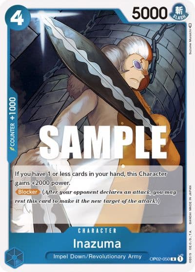 Inazuma Paramount War One Piece card