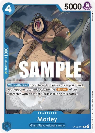 Morley Paramount War One Piece card