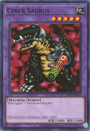 Cyber Saurus Metal Raiders (25th Anniversary Edition) Yu-Gi-Oh! card