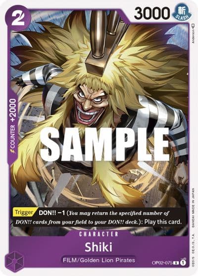 Shiki Paramount War One Piece card