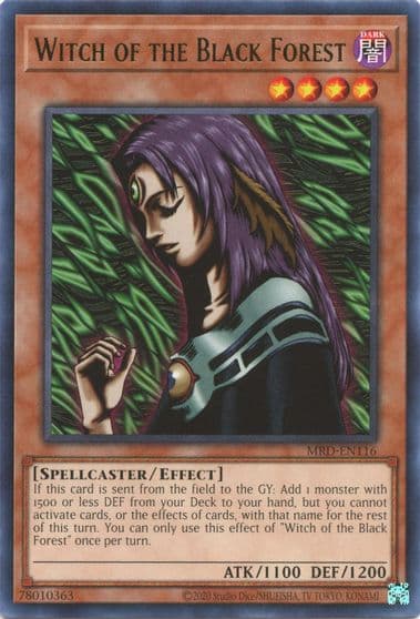 Witch of the Black Forest Metal Raiders (25th Anniversary Edition) Yu-Gi-Oh! card