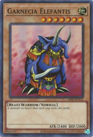Garnecia Elefantis Metal Raiders (25th Anniversary Edition) Yu-Gi-Oh! card