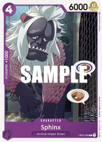 Sphinx Paramount War One Piece card