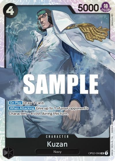 Kuzan 096 Paramount War One Piece card