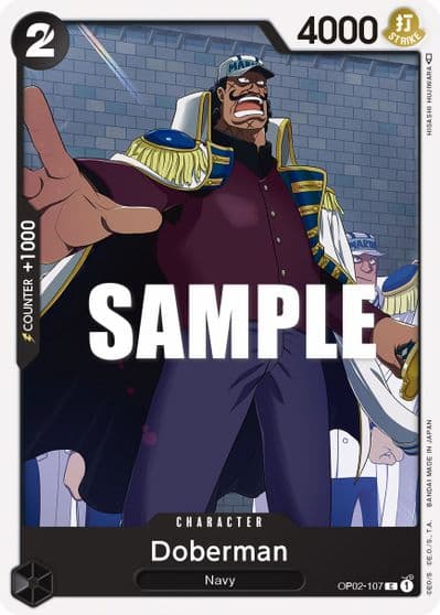 Doberman Paramount War One Piece card