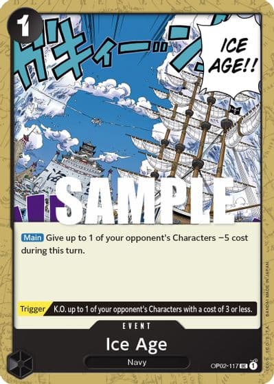 Ice Age Paramount War One Piece card
