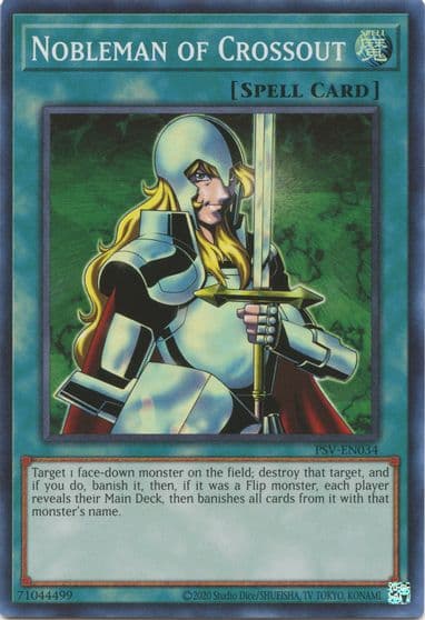 Nobleman of Crossout Pharaoh's Servant (25th Anniversary Edition) Yu-Gi-Oh! card