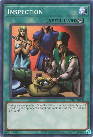 Inspection Pharaoh's Servant (25th Anniversary Edition) Yu-Gi-Oh! card