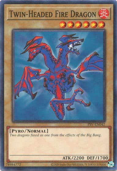 Twin Headed Fire Dragon Pharaoh's Servant (25th Anniversary Edition) Yu-Gi-Oh! card