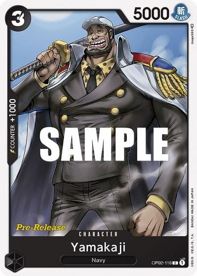 Yamakaji Paramount War Pre-Release Cards One Piece card