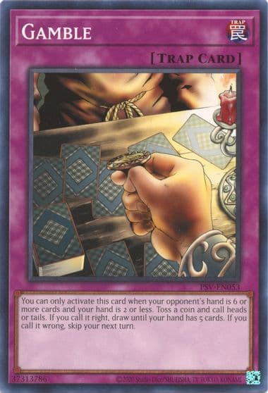 Gamble Pharaoh's Servant (25th Anniversary Edition) Yu-Gi-Oh! card