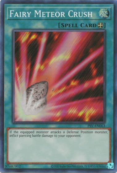 Fairy Meteor Crush Pharaoh's Servant (25th Anniversary Edition) Yu-Gi-Oh! card