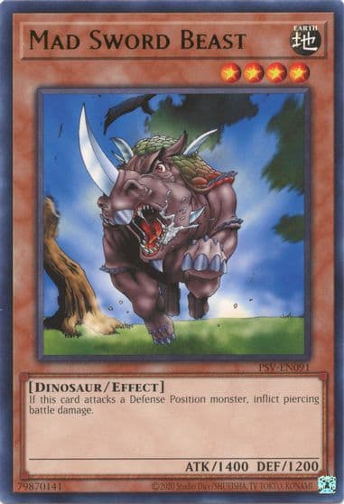 Mad Sword Beast Pharaoh's Servant (25th Anniversary Edition) Yu-Gi-Oh! card