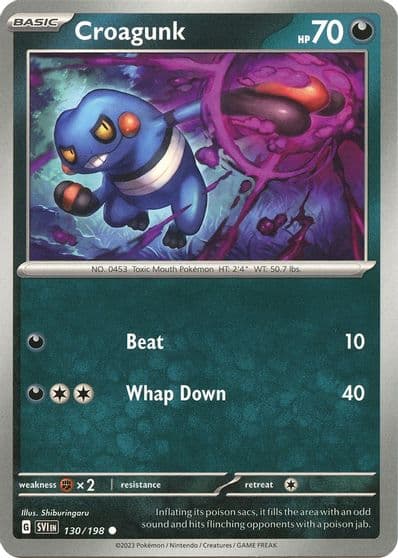 Croagunk SV01: Scarlet & Violet Base Set Pokemon card