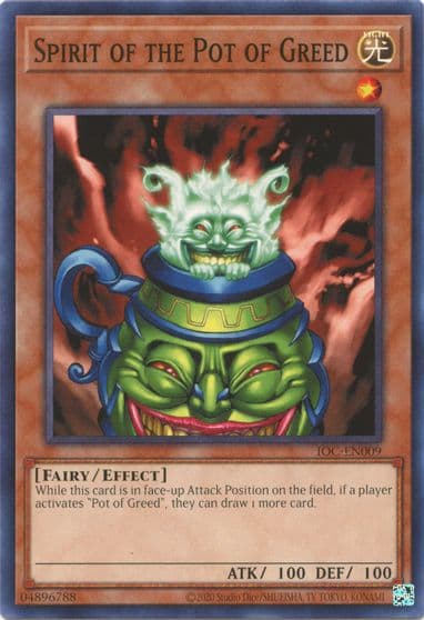 Spirit of the Pot of Greed Invasion of Chaos (25th Anniversary Edition) Yu-Gi-Oh! card