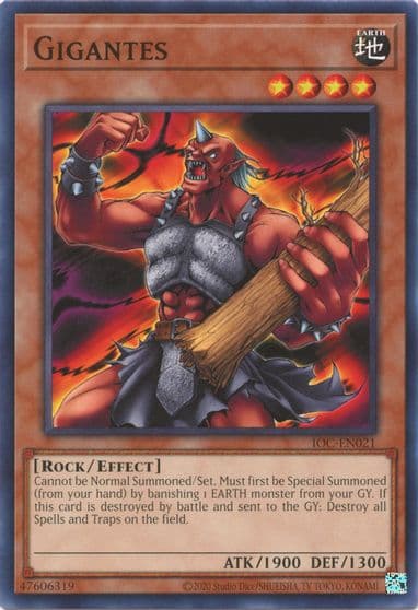 Gigantes Invasion of Chaos (25th Anniversary Edition) Yu-Gi-Oh! card