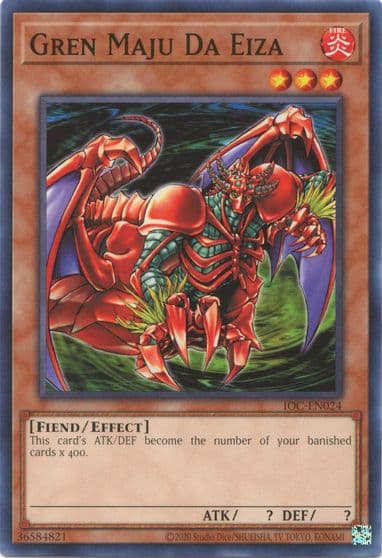 Gren Maju Da Eiza Invasion of Chaos (25th Anniversary Edition) Yu-Gi-Oh! card