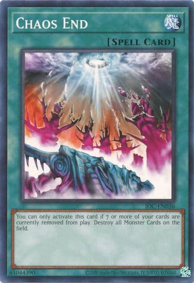 Chaos End Invasion of Chaos (25th Anniversary Edition) Yu-Gi-Oh! card