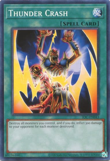 Thunder Crash Invasion of Chaos (25th Anniversary Edition) Yu-Gi-Oh! card