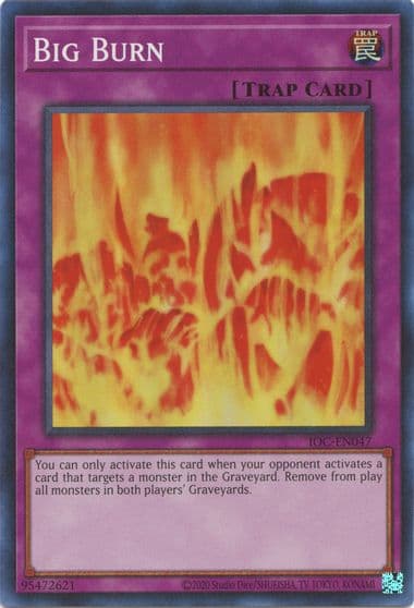 Big Burn Invasion of Chaos (25th Anniversary Edition) Yu-Gi-Oh! card