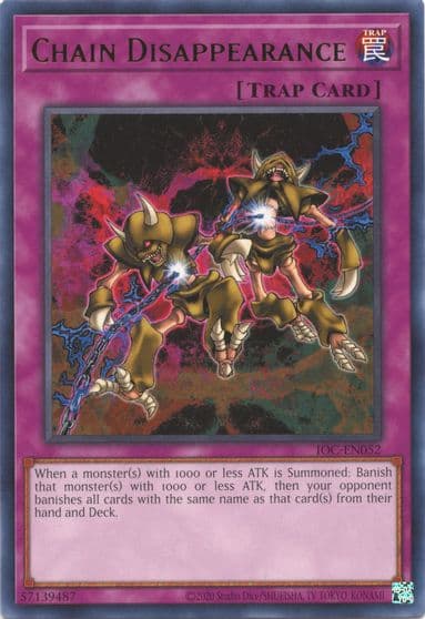 Chain Disappearance Invasion of Chaos (25th Anniversary Edition) Yu-Gi-Oh! card