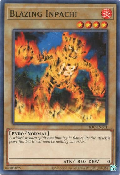 Blazing Inpachi Invasion of Chaos (25th Anniversary Edition) Yu-Gi-Oh! card