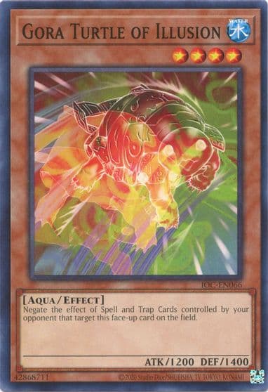 Gora Turtle of Illusion Invasion of Chaos (25th Anniversary Edition) Yu-Gi-Oh! card