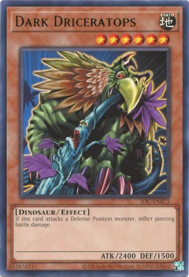 Dark Driceratops Invasion of Chaos (25th Anniversary Edition) Yu-Gi-Oh! card