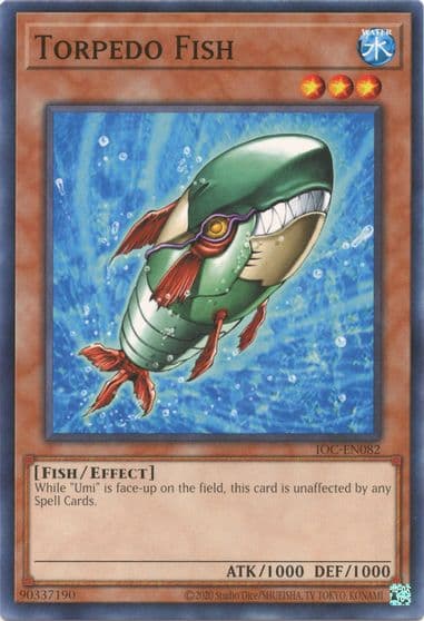 Torpedo Fish Invasion of Chaos (25th Anniversary Edition) Yu-Gi-Oh! card