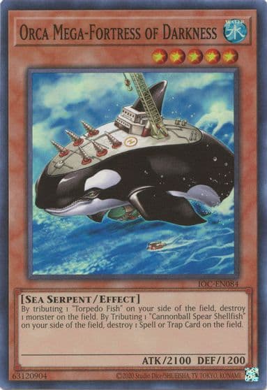 Orca Mega Fortress of Darkness Invasion of Chaos (25th Anniversary Edition) Yu-Gi-Oh! card
