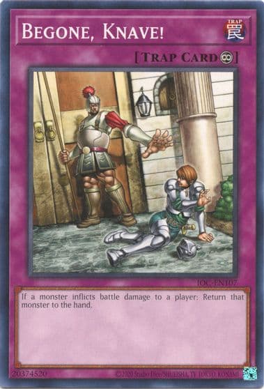 Begone Knave Invasion of Chaos (25th Anniversary Edition) Yu-Gi-Oh! card