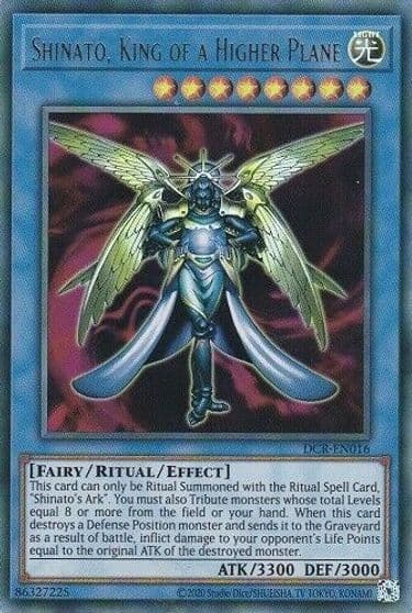 Shinato King of a Higher Plane Dark Crisis (25th Anniversary Edition) Yu-Gi-Oh! card