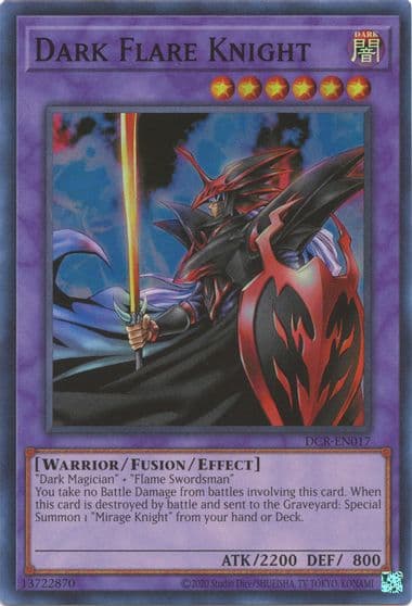 Dark Flare Knight Dark Crisis (25th Anniversary Edition) Yu-Gi-Oh! card
