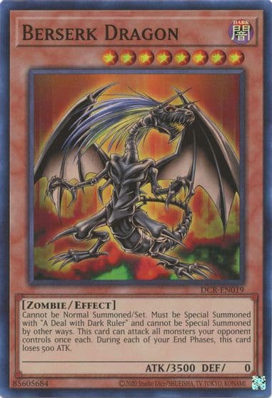 Berserk Dragon Dark Crisis (25th Anniversary Edition) Yu-Gi-Oh! card