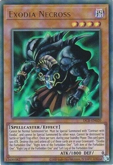 Exodia Necross Dark Crisis (25th Anniversary Edition) Yu-Gi-Oh! card