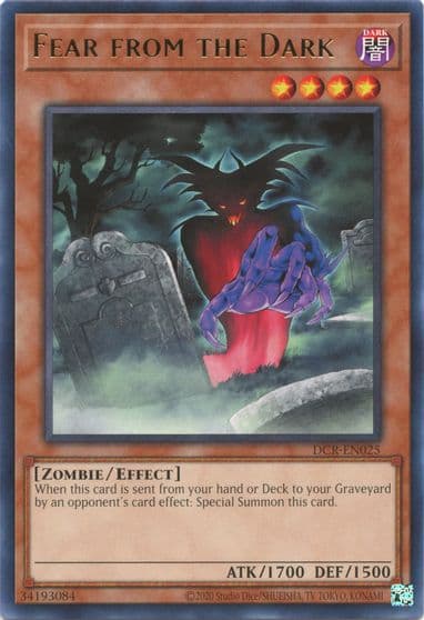 Fear from the Dark Dark Crisis (25th Anniversary Edition) Yu-Gi-Oh! card