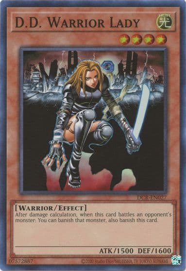 DD Warrior Lady Dark Crisis (25th Anniversary Edition) Yu-Gi-Oh! card