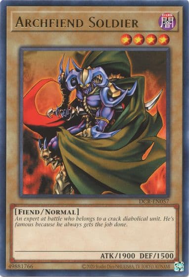 Archfiend Soldier Dark Crisis (25th Anniversary Edition) Yu-Gi-Oh! card