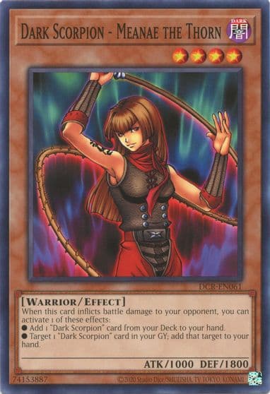 Dark Scorpion Meanae the Thorn Dark Crisis (25th Anniversary Edition) Yu-Gi-Oh! card