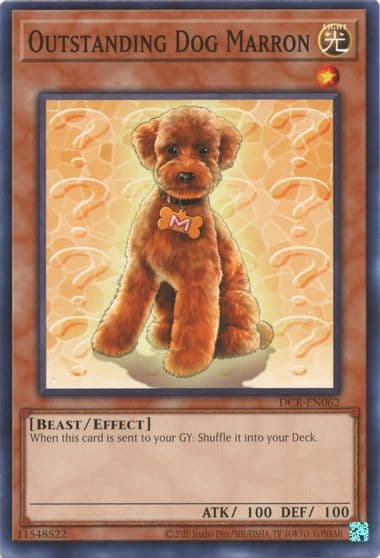 Outstanding Dog Marron Dark Crisis (25th Anniversary Edition) Yu-Gi-Oh! card